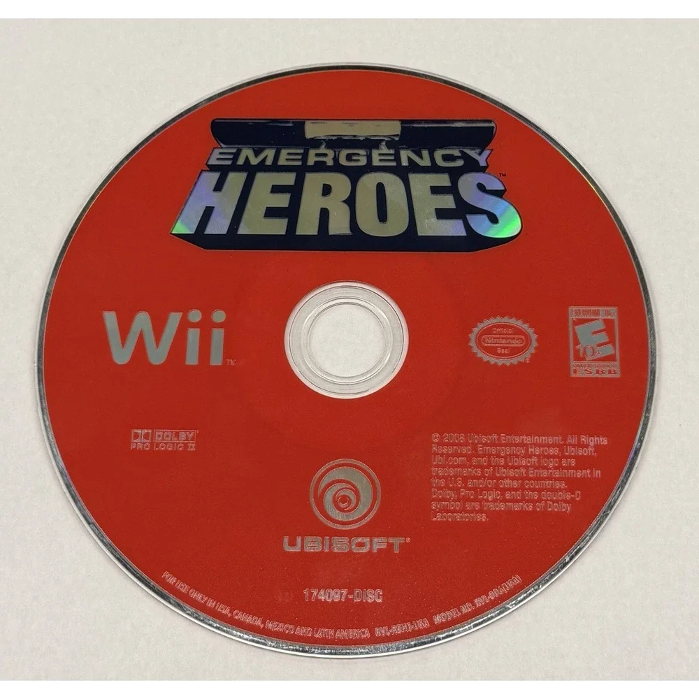 Emergency Heroes Nintendo Wii 2008 Video Game